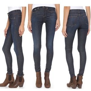 Rag & Bone High Rise Skinny Jeans  (color: Haight)